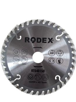 Диск по дереву с крупными зубьями 150мм*T40 22,2мм RTS40150 RODEX