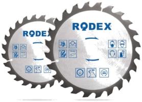 Диск по дереву с крупными зубьями 180мм*T24 22,2мм RTS24180 RODEX