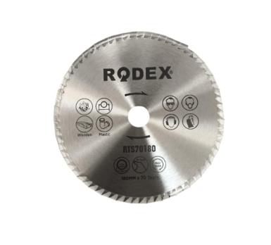 Диск по дереву Rodex 180мм х 70 зубьев RTS70180