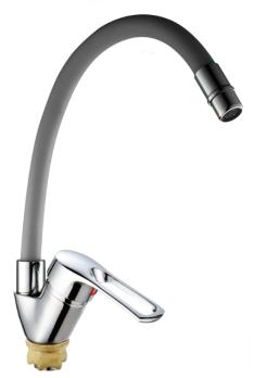 Смеситель для кухни DIONIS DNE8-KG-305 серый 