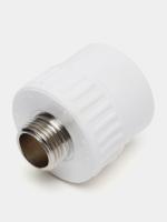 Адаптер ППР с нар.рез. белый 32x1/2