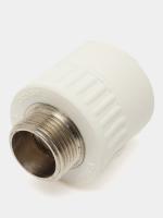 Адаптер ППР с нар.рез. белый 32x3/4