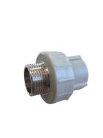 Адаптер ППР с нар.рез. серый 20x3/4