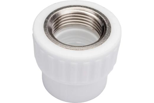 Адаптер ППР с вн.рез. белый 32x1