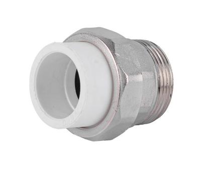 Муфта разъемная ППР с нар. рез. белый 25х1