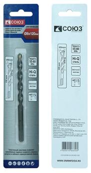 1055-08-08x120 сверло по бетону с твердосплавной напайкой с треугольным хвостовиком, Союз