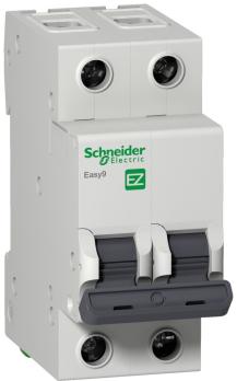 Автоматический выключатель Schneider Electric EZ9F34225- 2P, EASY 9 2П 25А С 4.5кА 230В